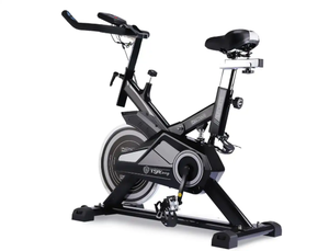 NOUVEAUTÉ : Vélo de spinning d'exercice avec volant d'inertie de 18 kg, gris, pour salle de sport à domicile - Product Image 5