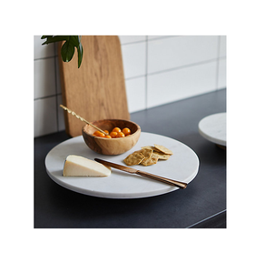 Planche à fromage Susan paresseux en marbre tournant le fromage susan paresseux forme ronde et articles de décoration de table échantillon gratuit - Product Image 3