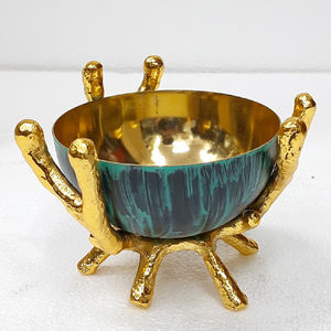 ที่ตั้งดีไซน์เนอร์เคลือบทองหรูหราคอลเลกชั่นล่าสุดสีเขียว Patina - Product Image 6