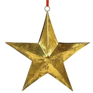 Nuevo soporte de luz de té de bronce colgante de Navidad de Metal con forma de estrella decorada para sala de estar, Patio, balcón, decoración - Product Image 6