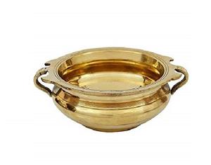 Extrêmement bon design bol à fleurs Urli fait à la main en laiton poli or Urli pour une utilisation de décoration extérieure et intérieure - Product Image 1