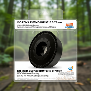 ISO RCMX 2507MO-RM1T9310 D.7.2mm Inserto de Torneado Indexable con Recubrimiento MT-CVD, Paquete de 10 para Corte y Conformado de Metales - Product Image 3