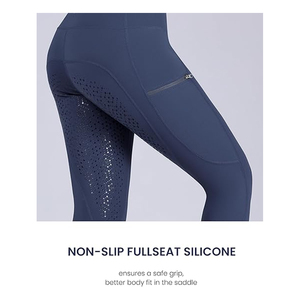 Leggings d'équitation pour femmes de haute qualité, imprimés, avec logo personnalisé, séchage rapide, silicone anti-glisse - Product Image 4