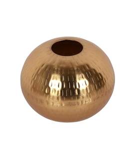 แจกันดอกไม้อลูมิเนียมขัดเงาด้วยมือสไตล์ศิลปะที่สมบูรณ์แบบสำหรับการตกแต่งบ้านด้วยสัมผัสอุตสาหกรรมที่ทันสมัย - Product Image 5