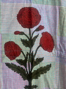 Robe caftan en coton imprimé arbre : Cache-maillot de plage indien imprimé au bloc - Product Image 6