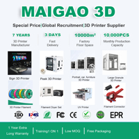 Impresora 3D Industrial de Plástico PEEK PPSU PEKK PEI PPS de MAIGAO, Precio de Fábrica, para Piezas de Automóviles, Muebles, Esculturas, Impresión de Modelos 3D