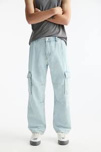 Wholesale Custom 100% Cotton <b>Men's</b> Clothing Streetwear <b>Mens</b> Denim <b>Jeans</b> Loose Fit <b>Jeans</b> Straight Baggy <b>Jeans</b> OEM - Product Image 4
