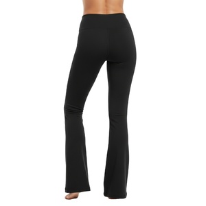 Top Sale Custom High Waisted Women's <b>Leggings</b> With Your Brand Logo Fitness Workout Gym Flared <b>Leggings</b> 2026 - Product Image 2