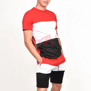 Ensemble T-shirt et short de style élite, tissu lisse avec matière respirante pour une utilisation active - Product Image 5