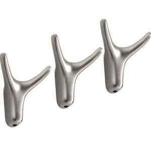 Ensemble de crochets muraux en aluminium personnalisables et peu encombrants, idéal pour l'organisation des câbles et des fournitures de bureau, avec un aluminium élégant et durable - Product Image 5