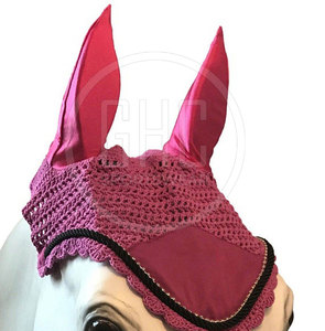Durable Stitch Horse Ear <b>Bonnet</b> For Riding Comfort Use Lightweight Riding Horse Ear <b>Bonnet</b> - Product Image 3