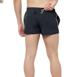 Boxer Sport Shorts Beach Swimming Pants 100% Polyester Athletic Running Double <b>Layer</b> Unisex Mesh Shorts - Product Image 2