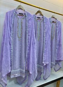 รองเท้าผ้าคอตตอนมาใหม่ปักลวดลายมาใหม่ Kameez salwar & EMB สนามหญ้า dupatta - Product Image 5