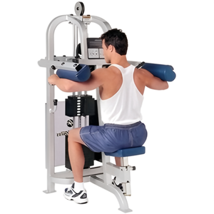 Machine d'entraînement latéral réglable pour la force des épaules, usage commercial, équipement de gym à structure en acier - Product Image 2