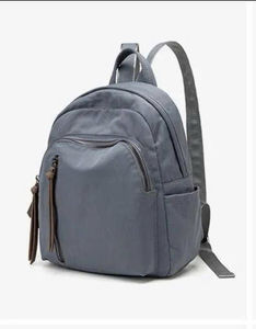 Sac à dos de voyage unisexe léger en polyester imperméable et antivol, à dos souple avec fermeture éclair, fournisseur vietnamien - Product Image 2