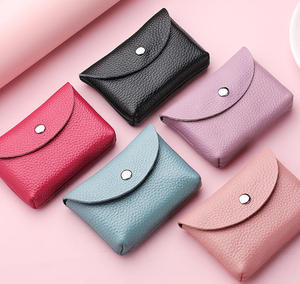 Premium Genuine Leather <b>Women</b> Wallet Real Leather <b>Women</b> <b>Purse</b> Single Layer <b>Large</b> Capacity Short Coin Cash Card Wallets Daily Use - Product Image 1