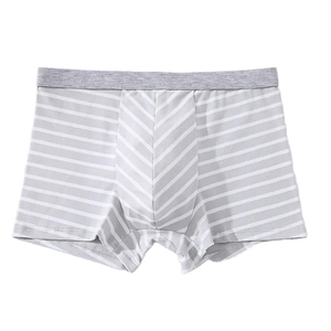 Calzoncillos Cómodos para Hombre con Logotipo Personalizado a Rayas, Al Por Mayor OEM, Nueva Moda, Algodón Premium Transpirable, Fabricante Líder de Ropa Interior Masculina - Product Image 1