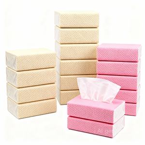 Caja de Pañuelos Faciales Ecológica Diseñada con Toallitas Suaves al Tacto y Gran Resistencia al Desgarro para Oficina, Hotel y Cuidado Personal - Product Image 5