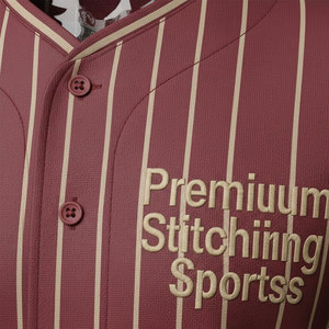 Uniforme de Béisbol Tallas Grandes Disponibles, Tela Transpirable, Pedidos por Equipo con Descuento, Tela 100% Poliéster que Absorbe la Humedad - Product Image 4