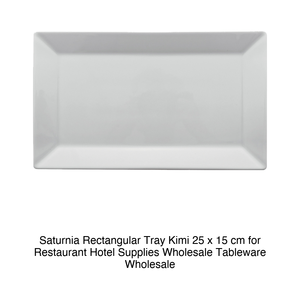 ถาดสี่เหลี่ยม Saturnia รุ่น Kimi ขนาด 25 x 15 ซม. สำหรับร้านอาหาร โรงแรม ขายส่งอุปกรณ์บนโต๊ะอาหาร - Product Image 2