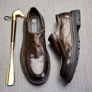 Chaussures de ville en cuir de porc de haute qualité avec revêtement imperméable et semelle intérieure souple pour hommes - Product Image 2