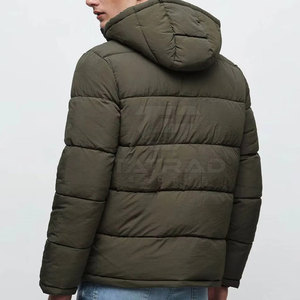 Veste d'hiver matelassée pour homme en toile de haute qualité avec logo frontal, respirante et coupe-vent, best-seller - Product Image 6