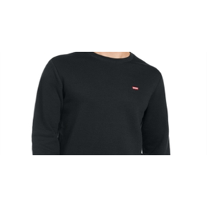 Felpa in pile Levi's da uomo Bailey, comoda, nera, in cotone French Terry, stampata con design a zip, taglia Small - Product Image 3