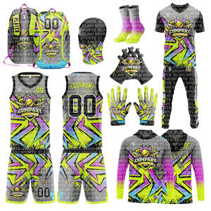 Baloncesto OFERTA PAQUETE Kits MÁS vendidos IMPRESO CLUBS EQUIPO DESGASTE Transpirable Tallas grandes Poliéster Ropa deportiva 2025 OEM ODM - Product Image 1
