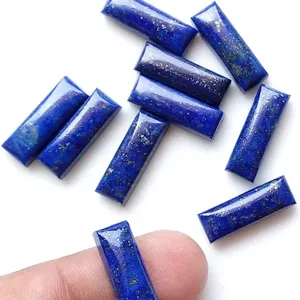 แถบ Lapis Lazuli Cabochon หินอัญมณีแท้สำหรับทำเครื่องประดับอัญมณีคุณภาพพรีเมี่ยมสำหรับแหวน - Product Image 2