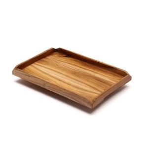 Black Walnut Rectangle <b>Platter</b> <b>Dinner</b> Decorative Tray Multi Size Snacks & Cake Wooden Solid Serving Tray with Handle - Product Image 4