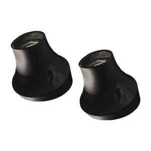 2 pezzi E27 portalampada da parete con Base inclinata in termoplastica nera-illuminazione/portalampada - Product Image 1