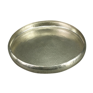 ถาดเสิร์ฟผลไม้รูปทรงใบไม้แบบไม่ปกติถาดโลหะทองแดงเคลือบด้วยดีไซน์เนอร์ที่ทันสมัยและจัดแสดงในบ้านโรงแรมร้านอาหาร - Product Image 3