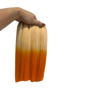 Extensiones de Cabello Humano Remy Virgen Sin Procesar de Alta Calidad, Naturales, Lisas, con Doble Trama a Máquina, Todos los Colores, Teñibles, 100 Gramos - Product Image 1