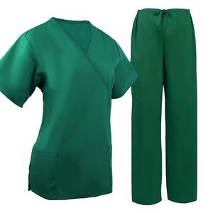 Fabrication en gros de gommages médicaux féminins respirants Spandex uniforme d'infirmière pour utilisation hospitalière Caractéristique de chaleur - Product Image 1