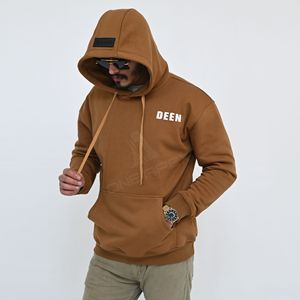 Top Trending Premium 100% Cotton Fleece Hoodie for Men Heavyweight Plain Pullover with Lined Comfort Style Washed Design - Product Image 1