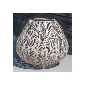 Linterna con acabado antiguo con asa Portavelas de Navidad Vela Linterna Decoración para el hogar - Product Image 2