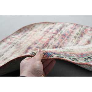 Alfombra de 3,3x3,37 pies, Alfombra Redonda Turca Vintage, Alfombra de Lana Azul - Product Image 5