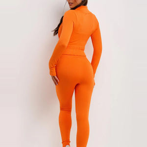 Gym Fitness Set Sports Wear Yoga Bra <b>Leggings</b> Shorts Solid Front Quick Dry Lightweight 3-Piece Yoga Set - Product Image 2