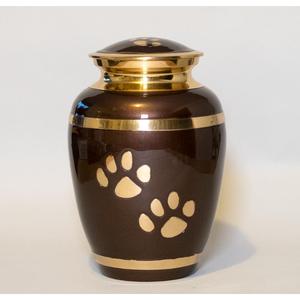 Urna de cremación de mascotas con estampado de pata para cenizas de perro, cenizas de gato, suministros funerarios, cenizas conmemorativas, urna de cremación y urnas de mascotas de Color de recuerdo - Product Image 4