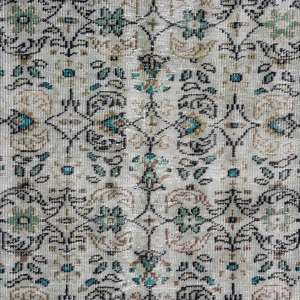 Alfombra Vintage, Alfombra Turca de 3.8x7.7 pies, Alfombra de Lana Azul - Product Image 3