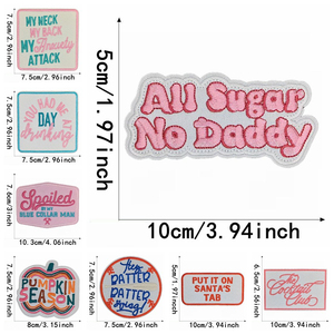 กระเป๋าเสื้อปักลายดอกไม้แบบรีดติดรูปหัวใจสำหรับเครื่องแต่งกายแฟชั่นคุณภาพสูงกำหนดขนาดเองได้ - Product Image 3