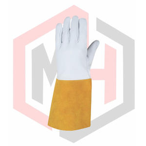 Gants en cuir industriels robustes, antistatiques et résistants aux déchirures, épaisseur de 7 oz pour la soudure et la construction - Product Image 3