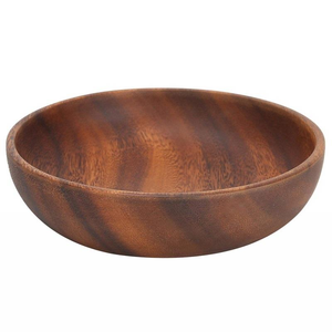 Vaisselle en bois d'acacia écologique et durable, bols pour salades, pour les fêtes, décoration de la maison et de la cuisine par Saniya Handicrafts - Product Image 4