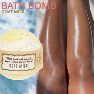 Bomba de Baño de Leche de Cabra, Cuidado Suave de la Piel, Hidratante y Calmante, Producto Natural Hecho a Mano en Letonia, UE, Marca Privada, Venta al Por Mayor - Product Image 6