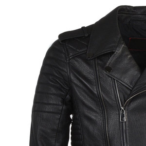 <b>Long</b> Sleeve Wholesale Men's Fashion <b>Leather</b> <b>Jacket</b> 100% PU Customized Eco-friendly Men's Fashion <b>Leather</b> <b>Jacket</b> - Product Image 5