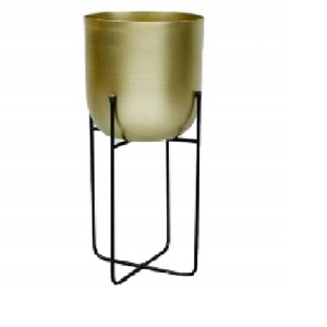 Jardinière suspendue en métal galvanisé antique fabriquée en Inde Fournisseur en gros Application de jardin Emballage en carton - Product Image 5