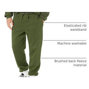 Pantalons pour hommes 2026, streetwear, joggers, impression personnalisée du logo, respirant, ample, pantalon en coton molletonné, léger, pantalon de survêtement - Product Image 4