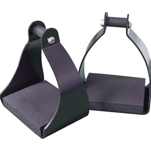 Matériel en aluminium Fournitures d'équitation vétérinaire Cage à chevaux Paire d'étriers de sécurité antidérapants Protection de la cheville Équipement équestre - Product Image 6