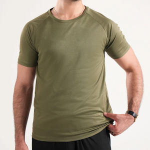 เสื้อยืดผู้ชายรัดรูปผิวสีล้วนผ้าฝ้าย100% พรีเมี่ยมน้ำหนักเบาสไตล์สตรีทแวร์ย้อมด้วยเส้นด้าย - Product Image 3