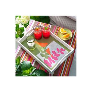 Decorative Meena Tray Indian Hand Painted Luxury Acacia Wood Eco-Friendly Modern Customized Durable Non-Toxic 100pcs Colorful - Product Image 6